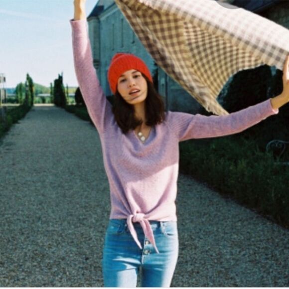 Anthropologie Sweaters - Anthropologie Moth V-Neck Ribbed Sweater